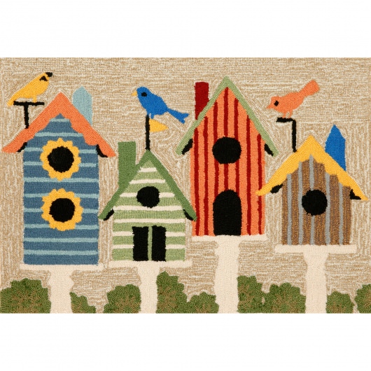 Frontporch Birdhouses Outdoor Rug