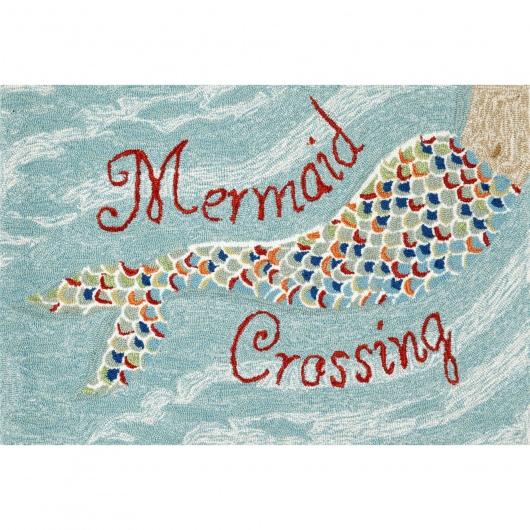 Frontporch Mermaid Crossing Outdoor Rug