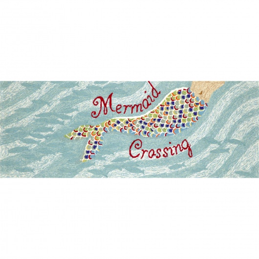 Frontporch Mermaid Crossing Outdoor Rug