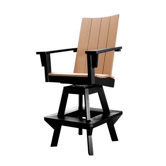 DURAWOOD® 3 Piece Refined Bar Height Swivel Chair Set
