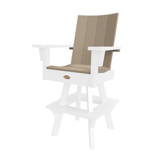 DURAWOOD® 3 Piece Refined Bar Height Swivel Chair Set