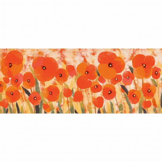 Illusions Poppies Indoor/Outdoor Mat - Red