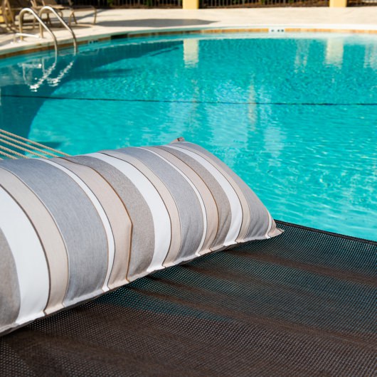 Long Sunbrella Hammock Pillow - Expand Dove