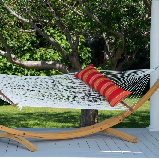 Long Sunbrella Hammock Pillow - Expand Tamale