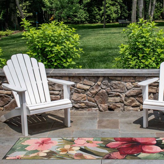 Marina Tropical Floral Indoor/Outdoor Rug - Multi