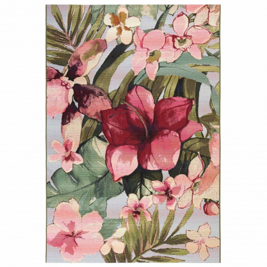 Marina Tropical Floral Indoor/Outdoor Rug - Multi