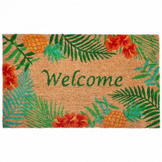 Natura Tropical Welcome Outdoor Mat - Natural