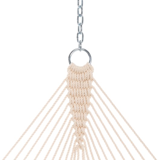 Large Sunbrella Quick Dry Hammock - Overlay Gray