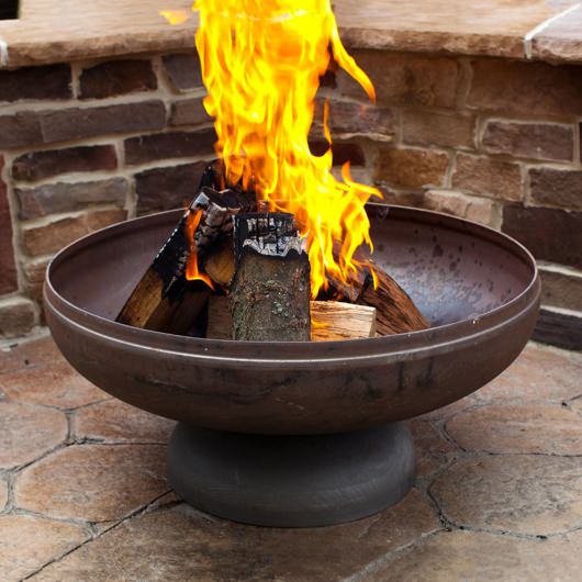 Patriot Fire Pit with Natural Steel Finish