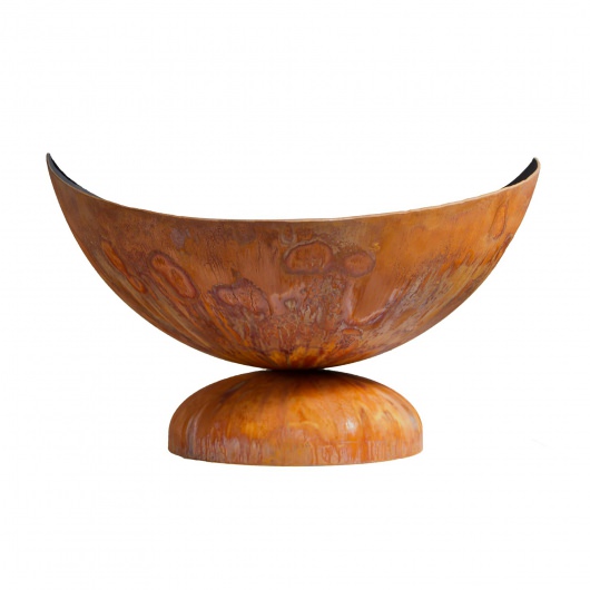 Lunar Artisan Fire Bowl with Patina Finish