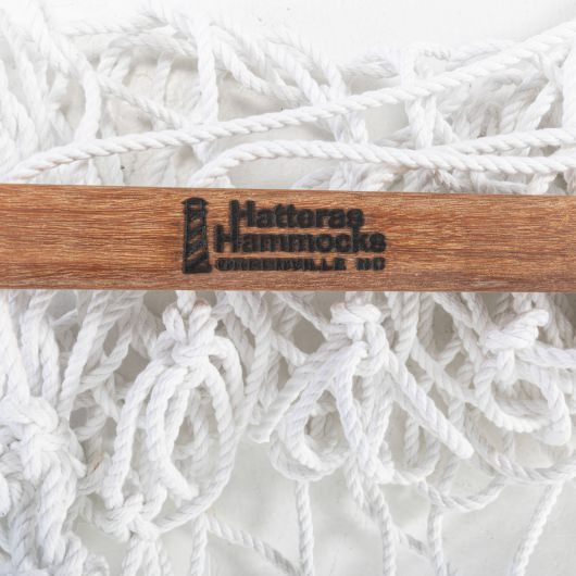 DURACORD® Deluxe Rope Hammock - White