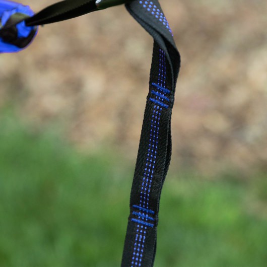 Double Travel Hammock - Blue/Charcoal