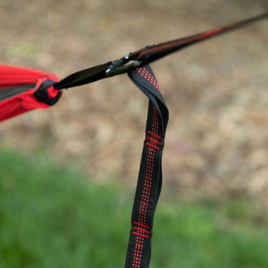 Double Travel Hammock - Red/Charcoal