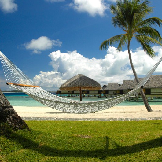 13 ft. Double Traditional Cotton Rope Hammock with Hanging Hardware & Storage Bag Included