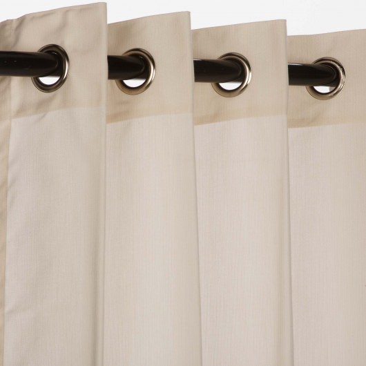 Sunbrella Spectrum Eggshell Outdoor Curtain with Grommets