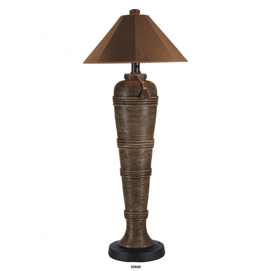 Canyon Outdoor Floor Lamp with Sunbrella Shade