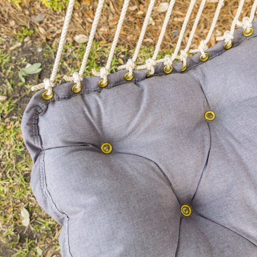 Tufted Sunbrella Single Swing - Canvas Granite