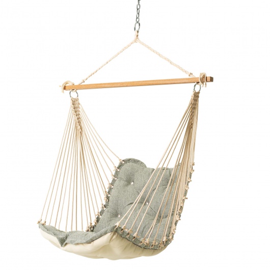 Tufted Sunbrella Single Swing - Canvas Granite