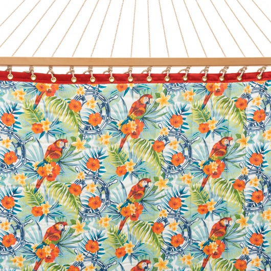 Large Polyester Quilted Hammock - Floral Print
