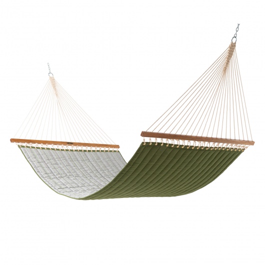 Large Quilted Sunbrella Fabric Hammock - Refine Cactus