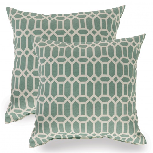Rhodes Quartz Indoor/Outdoor Throw Pillow - Set of Two