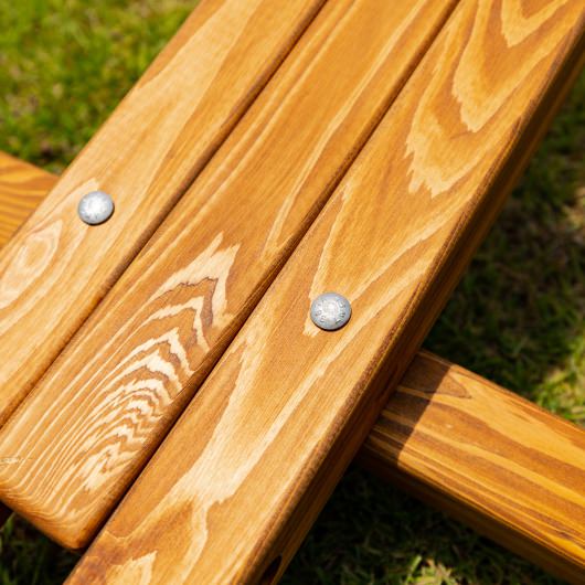 ROMAN ARC® 4-Ply Cypress 15 ft. Wood Hammock Stand - Canyon Brown