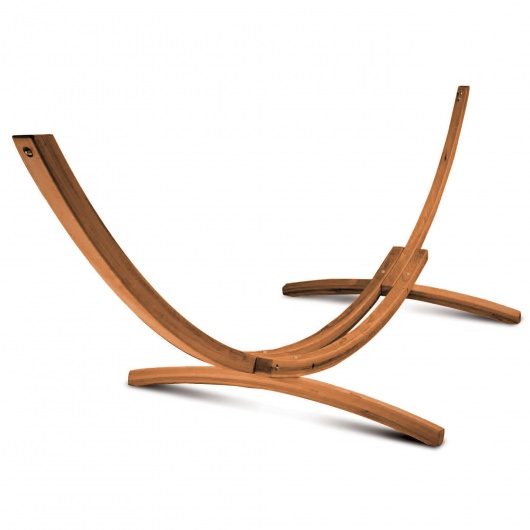 ROMAN ARC® 4-Ply Cypress 15 ft. Wood Hammock Stand - Canyon Brown