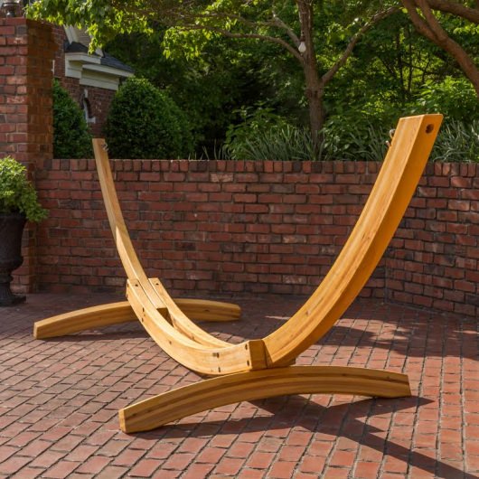 ROMAN ARC® Deluxe Cypress Hammock Stand