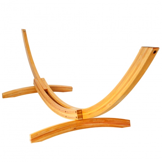ROMAN ARC® Deluxe Cypress Hammock Stand - Canyon Brown