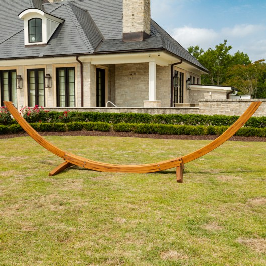 ROMAN ARC® Deluxe Cypress Hammock Stand - Canyon Brown