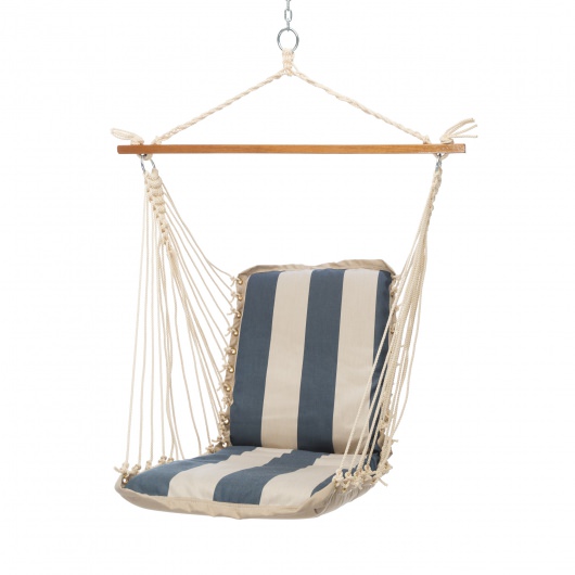 Cushioned Single Swing - Regency Indigo