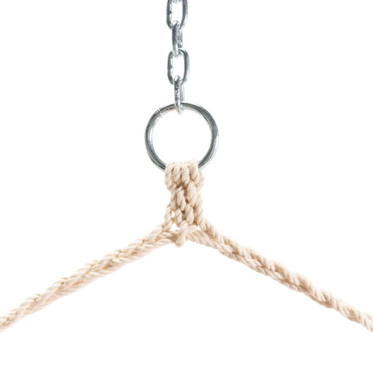 Premium Sunbrella Cushioned Single Swing - Dupione Cornsilk