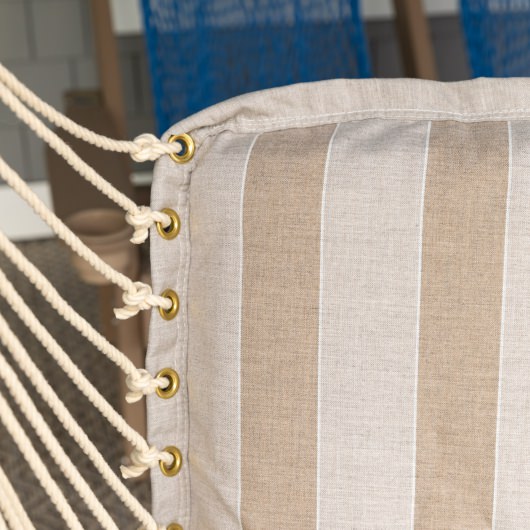 Sunbrella Cushioned Single Swing - Range Dune