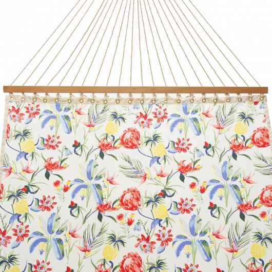 Large Quick Dry Fabric Hammock - Tropical Print