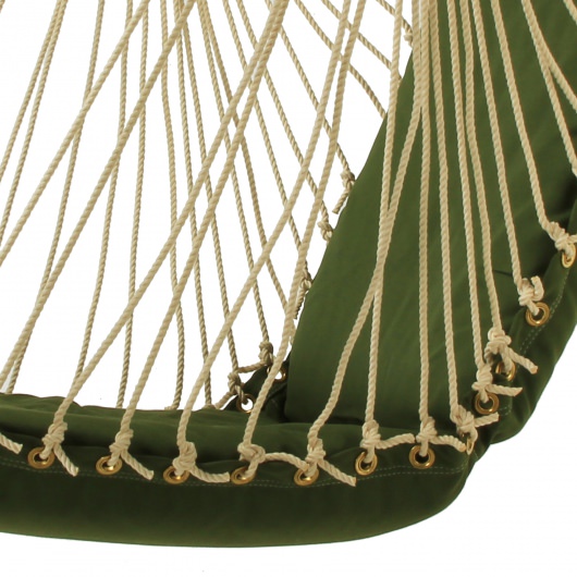 Duracord Cushioned Single Swing - Leaf Green
