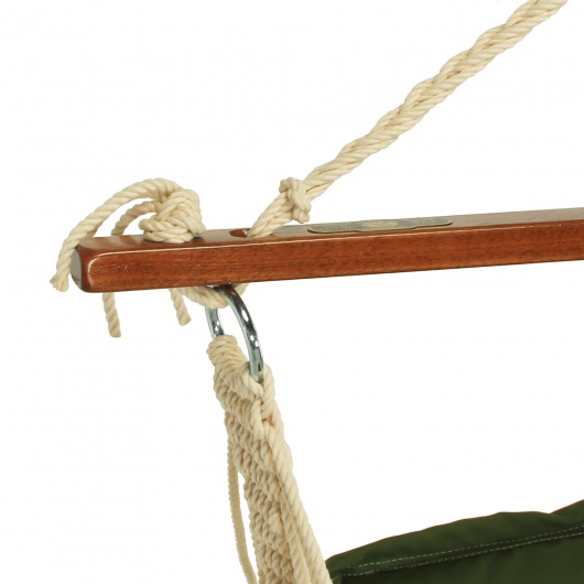 Duracord Cushioned Single Swing - Leaf Green