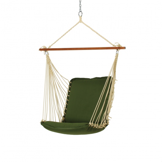 Duracord Cushioned Single Swing - Leaf Green