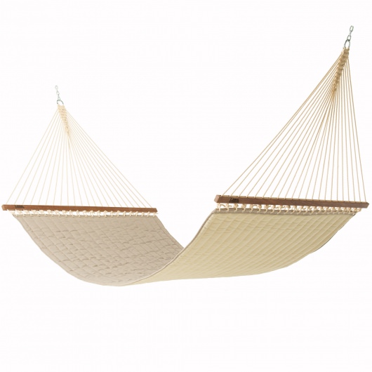 Large Sunbrella Quilted Hammock - Cast Ash