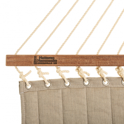 Large Sunbrella Quilted Hammock - Cast Ash