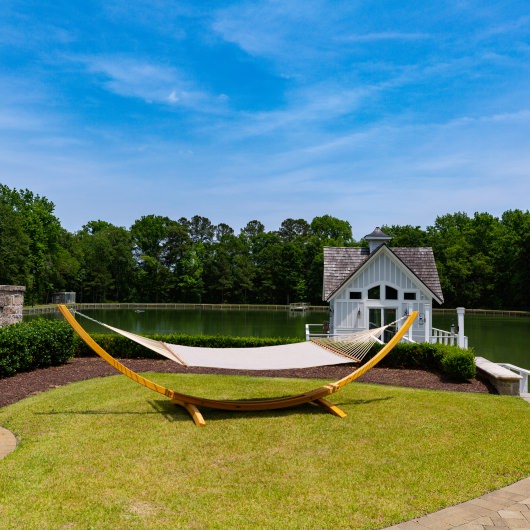Large Sunbrella Quilted Hammock - Cast Ash