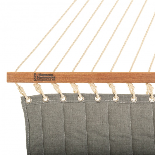 Large Sunbrella Quilted Hammock - Cast Slate