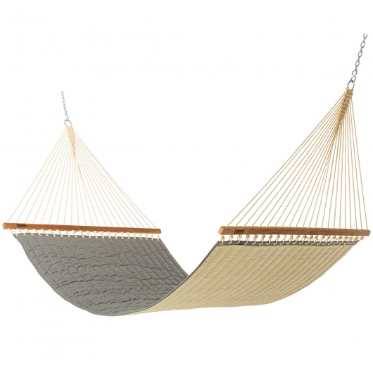Large Sunbrella Quilted Hammock - Cast Slate