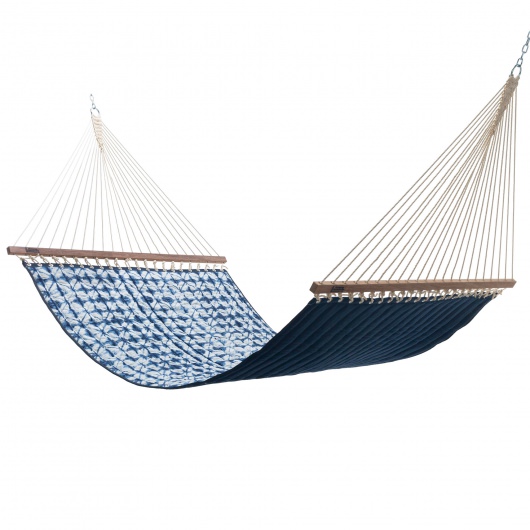 Large Sunbrella Quilted Hammock - Midori Indigo
