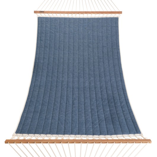 Large Sunbrella Quilted Hammock - Platform Indigo