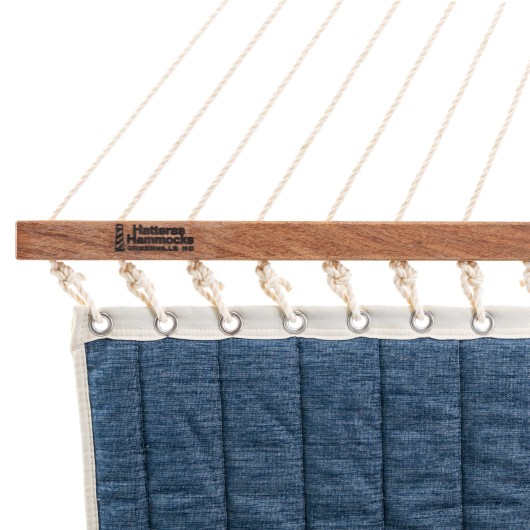 Large Sunbrella Quilted Hammock - Platform Indigo