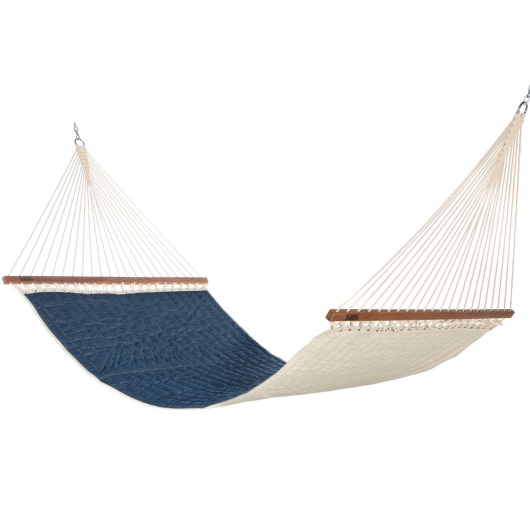 Large Sunbrella Quilted Hammock - Platform Indigo