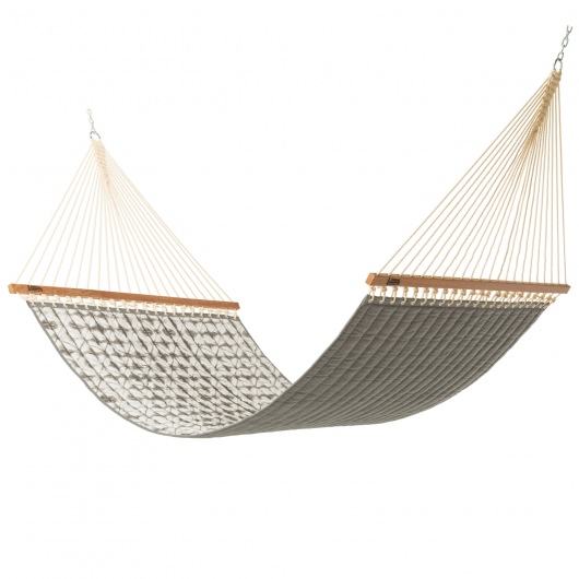 Large Sunbrella Quilted Hammock - Midori Stone