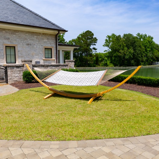 Large Sunbrella Quilted Hammock - Midori Stone