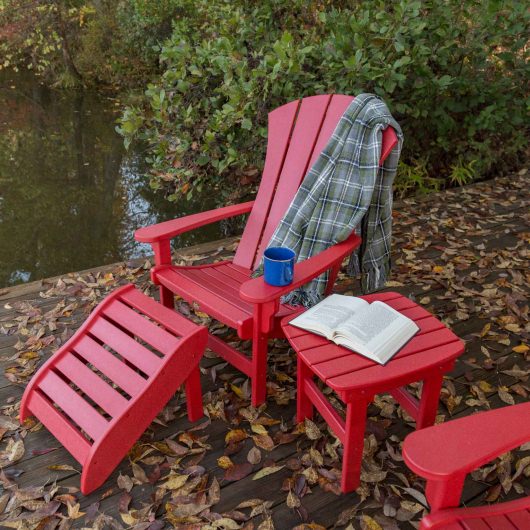 DURAWOOD® 5 Piece Sunrise Adirondack Set