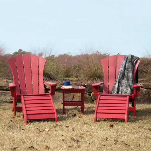 DURAWOOD® 5 Piece Sunrise Adirondack Set